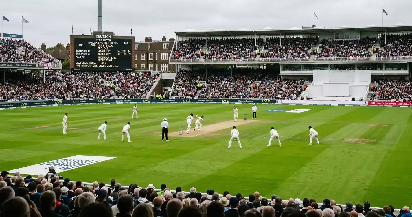 Ashes Test Match Atmosphäre in England – historische Wettumgebung für In-Play-Betting auf England Australien