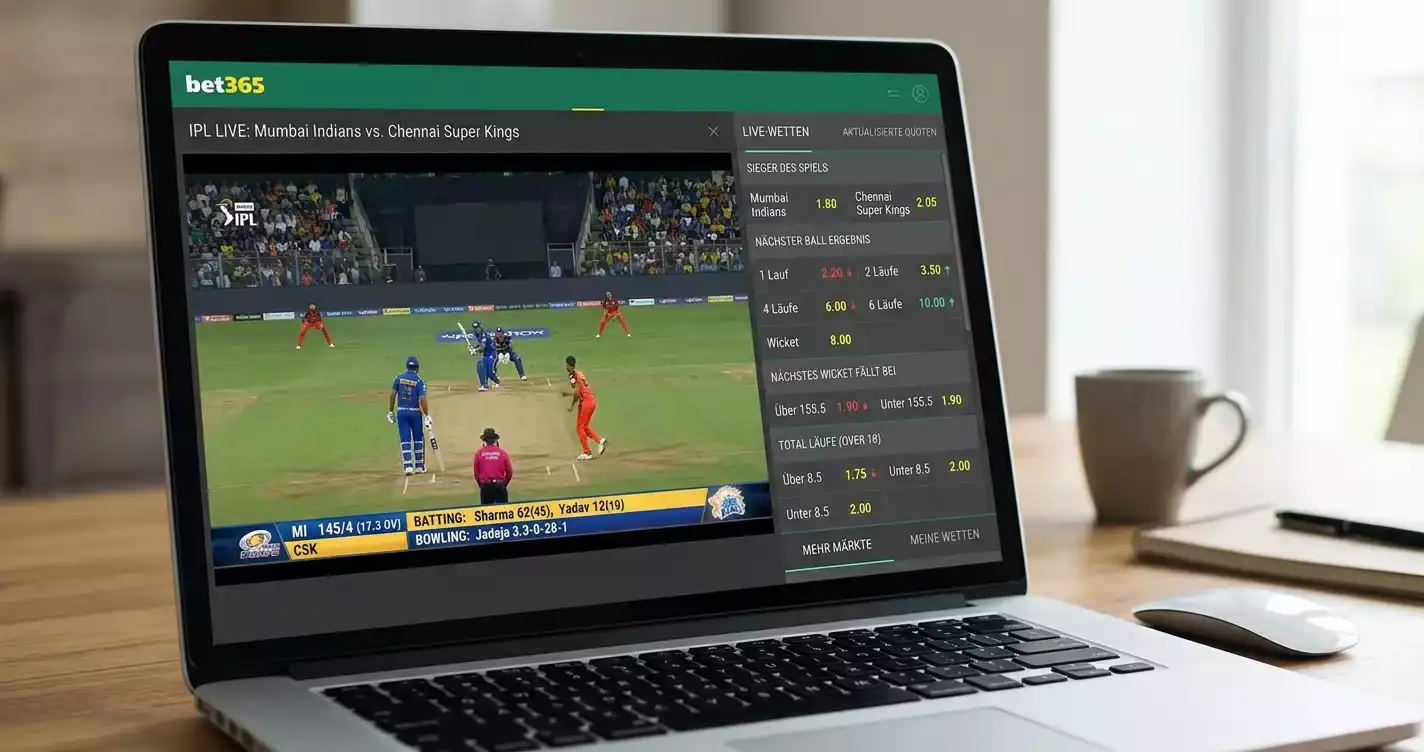 Bet365 Cricket Livestream – kostenloser IPL und ICC T20 Stream für GGL-lizenzierte Nutzer in Deutschland