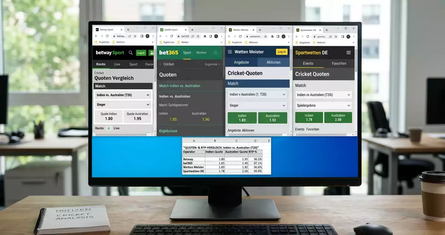 Betway Cricket Quoten Vergleich – RTP-Werte und Marktbewertung im deutschen Cricket Wettanbieter-Vergleich