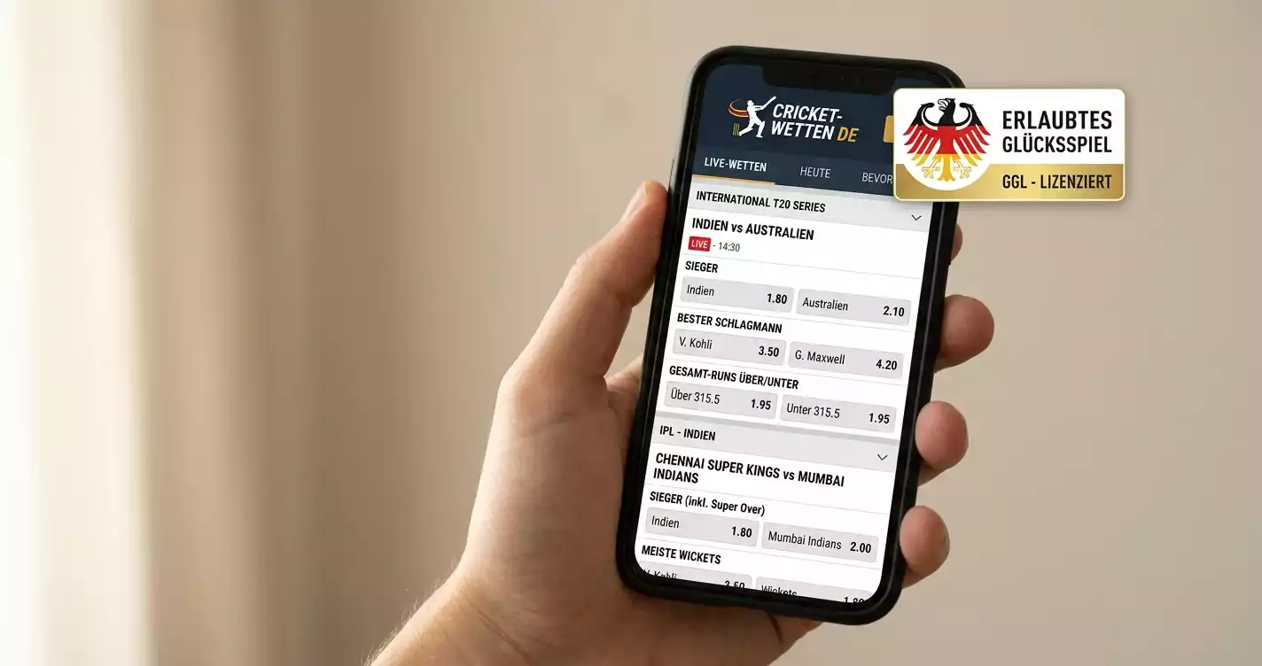Beste Cricket Wetten App Empfehlung für deutsche GGL-lizenzierte Nutzer – ehrlicher Vergleich 2026