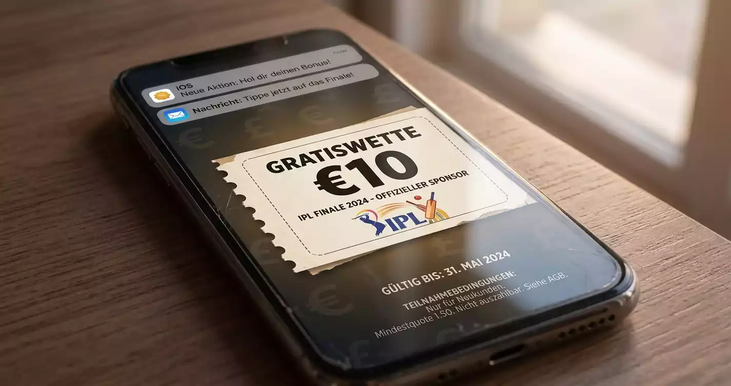 Free Bets Cricket Wetten Aktionen bei GGL-lizenzierten Anbietern während IPL und ICC