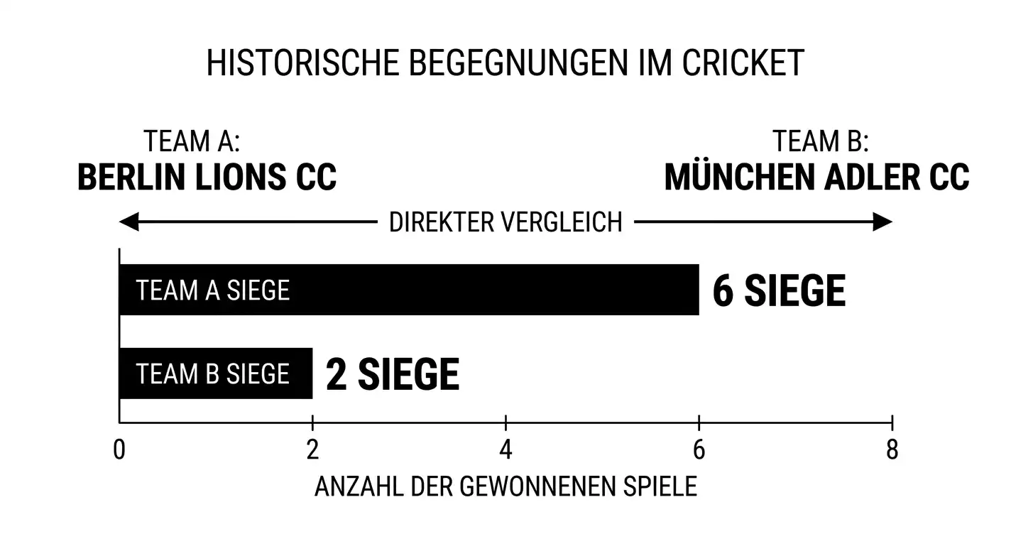 Head-to-Head Cricket Statistiken: historische Duelle zwischen Teams als Wettgrundlage auswerten