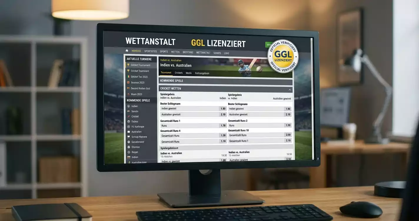 GGL-lizenzierte deutsche Wettanbieter für ICC Cricket World Cup ODI Wetten im Vergleich