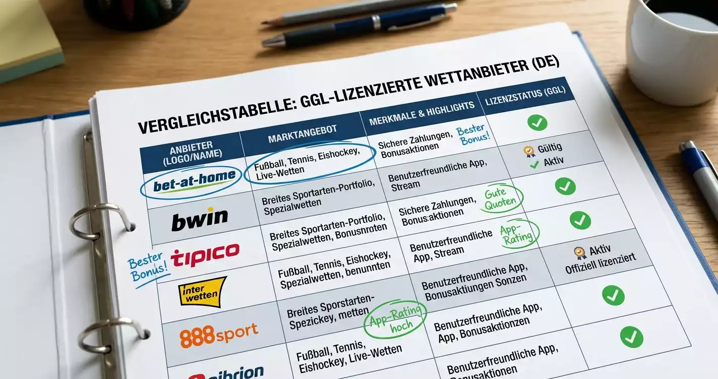 Deutsche Anbieter Vergleich für ICC T20 World Cup Wetten – GGL-lizenzierte Bookmaker im Test 2026