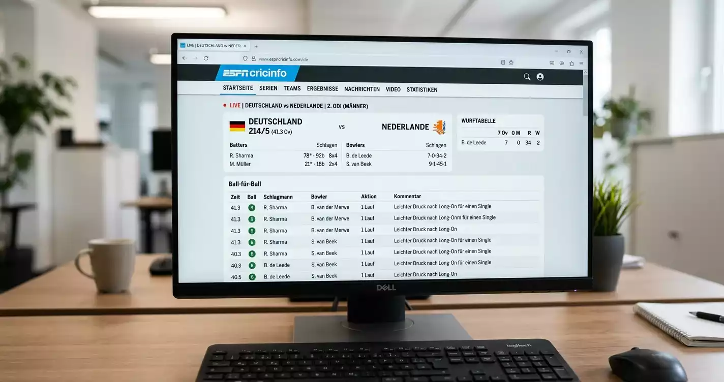 ESPNCricinfo und Cricbuzz als Datenquellen für Next Over Runs Cricket-Wetten