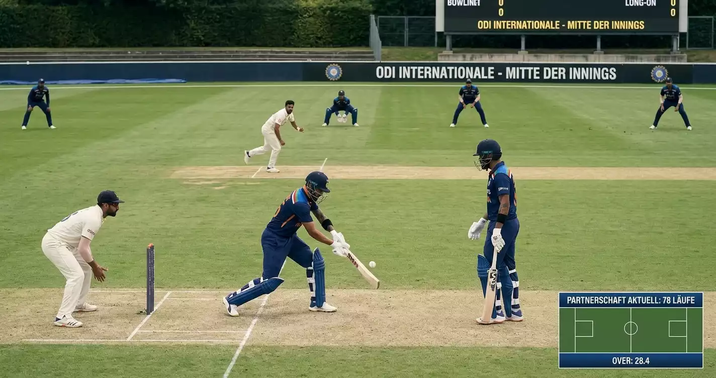 ODI Middle Overs Partnerschafts-Wetten – Analyse von Batting-Duos und Over/Under-Märkten in den Overs 11 bis 40