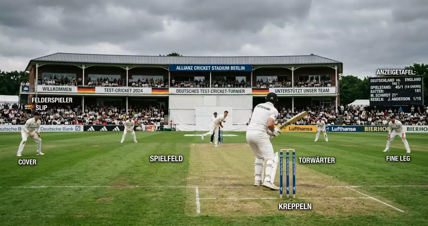 Test Cricket Live Wetten – Session-Wetten und Draw-Märkte für Fünf-Tage-Matches bei deutschen Wettanbietern