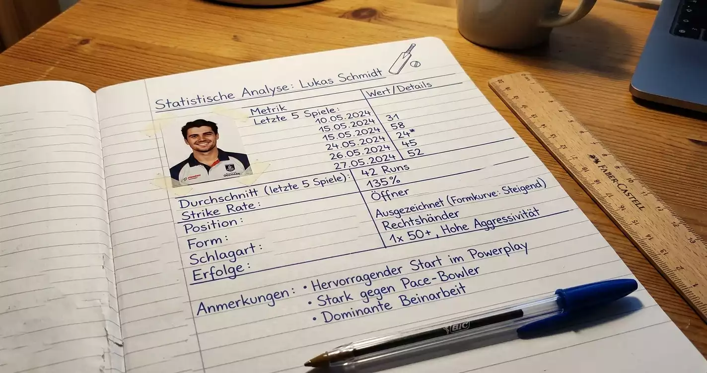 Spielerformanalyse für Top Batsman Wetten im Cricket